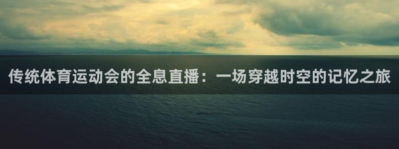 企鹅体育充值：传统体育运动会的全息直播：一场穿越时空的记忆之旅