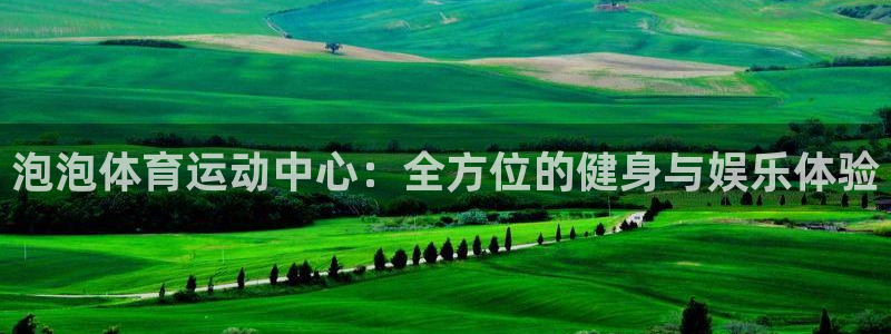 关键词：泡泡体育运动中心：全方位的健身与娱乐体验